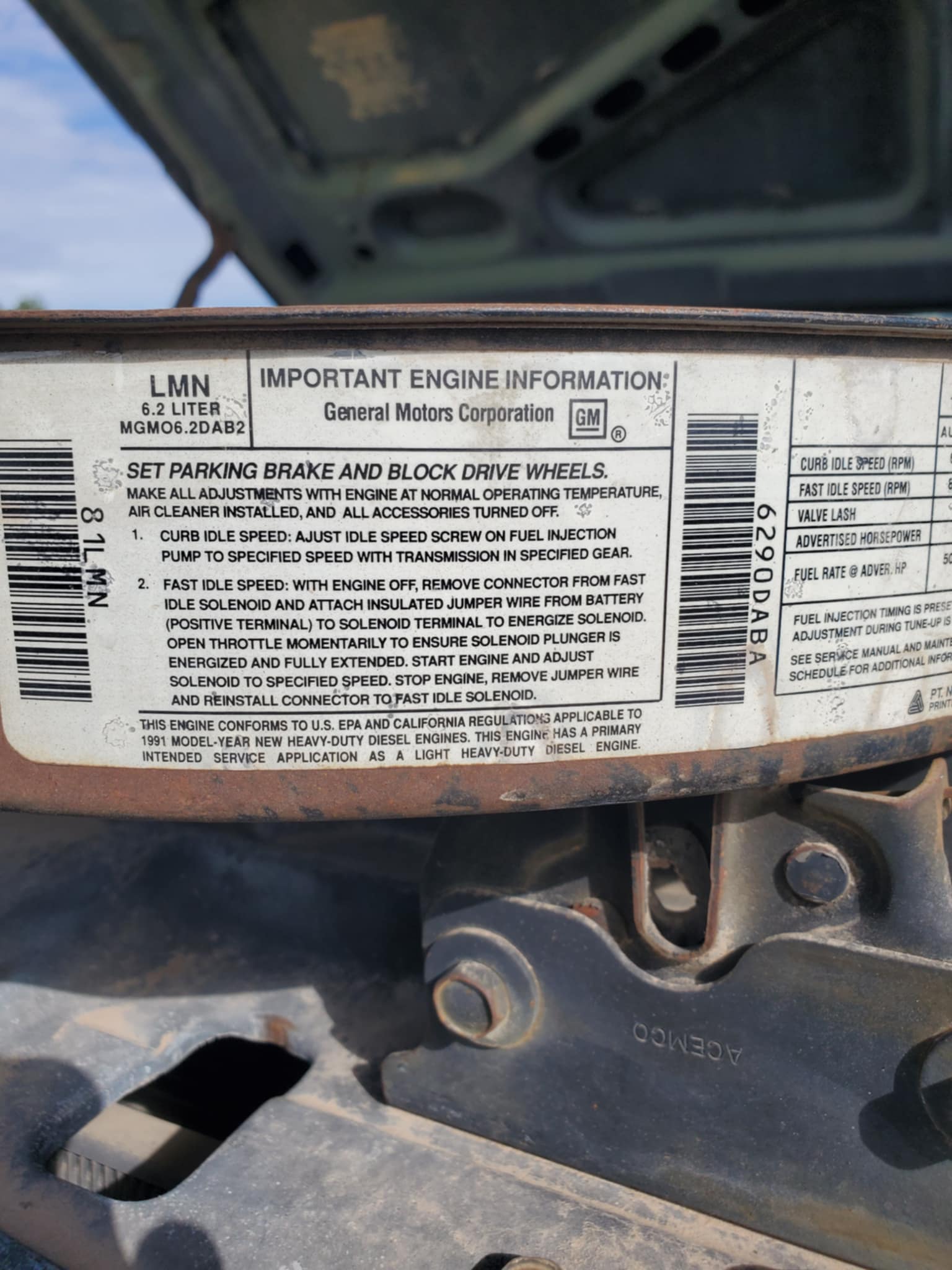 
								1984 Chevrolet M1008 4×4 full									