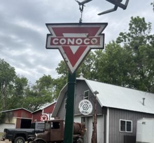 Conoco Gas Station Pole sign