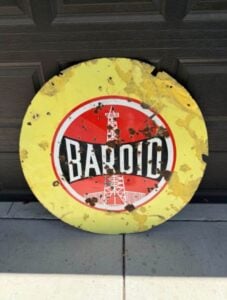 Baroid Porcelain Sign