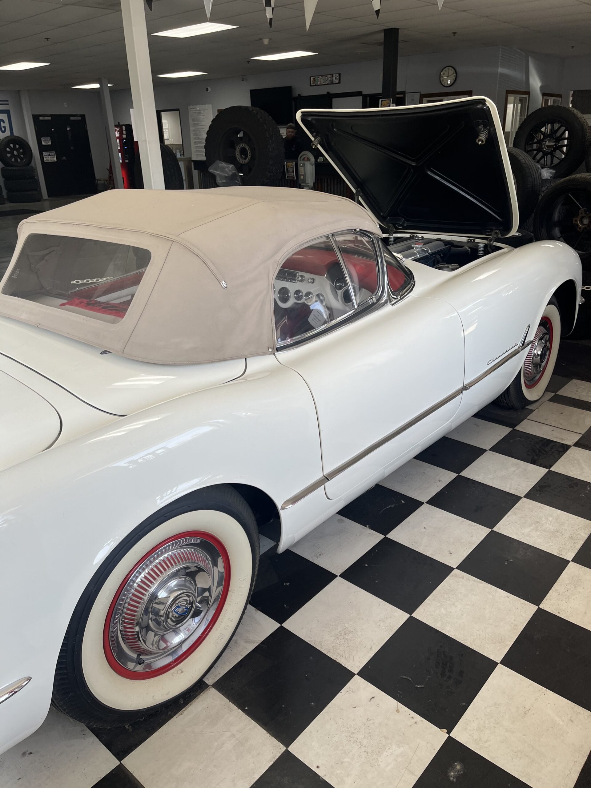 
								1954 Chevrolet Corvette with Gas Pumps full									