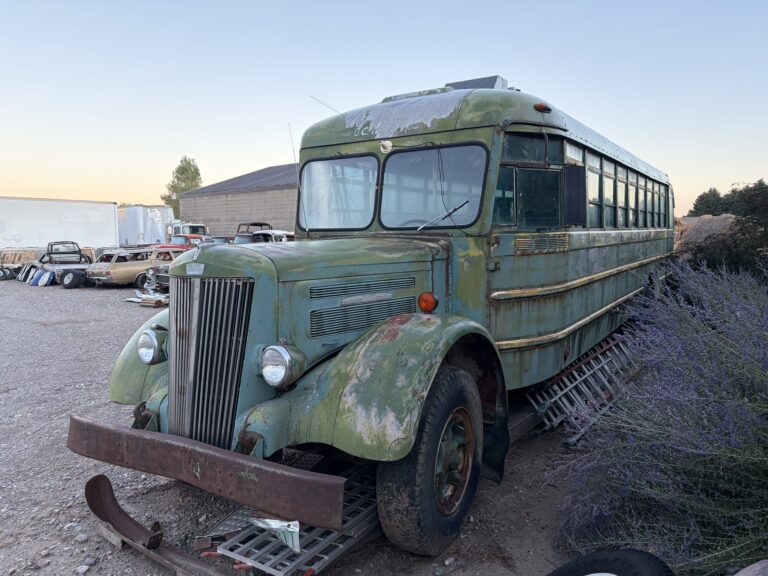 1948 White Nuclear Fallout Bus