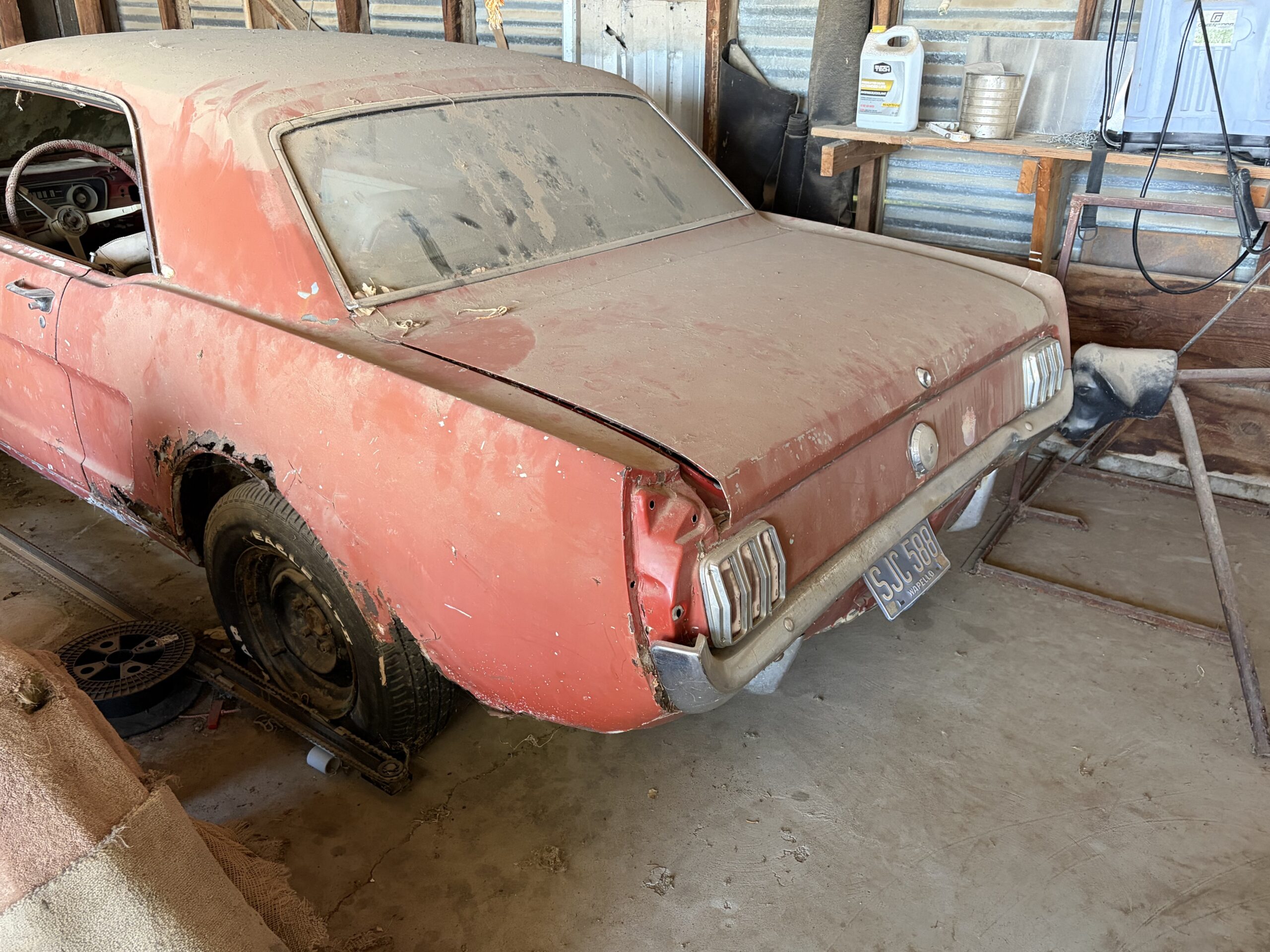 
								1965 Ford Mustang K-code 2 cars full									